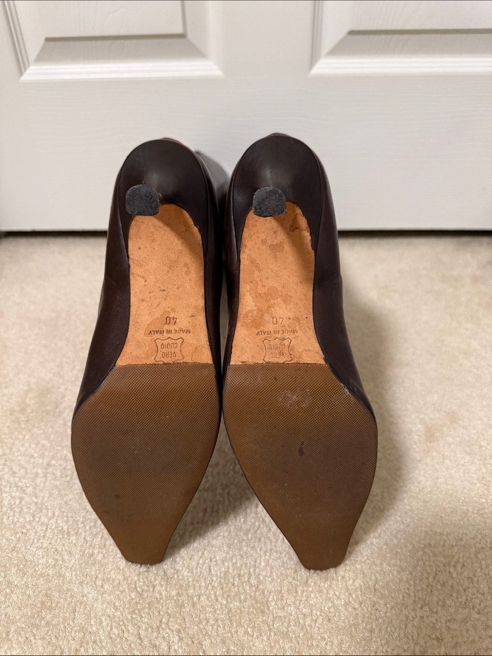 Jimmy Choo London Brown Soft Italian Leather Knee-High Stiletto Pointed Toe - Picture 4 of 9